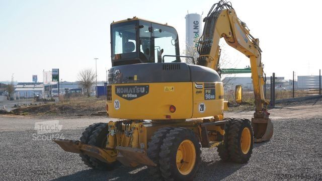 Mobile excavator KOMATSU PW 98MR-6 PW98 Mobilbagger SW08 10.000 Kg