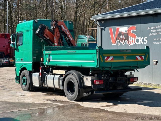 Driezijdige kipper DAF XF460FA 4x2 BL MEILLER DSK / ATLAS  126.3LK 36m³