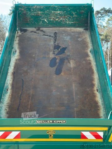 Driezijdige kipper DAF XF460FA 4x2 BL MEILLER DSK / ATLAS  126.3LK 36m³