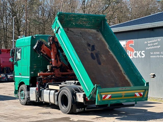 Driezijdige kipper DAF XF460FA 4x2 BL MEILLER DSK / ATLAS  126.3LK 36m³