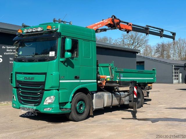Driezijdige kipper DAF XF460FA 4x2 BL MEILLER DSK / ATLAS  126.3LK 36m³