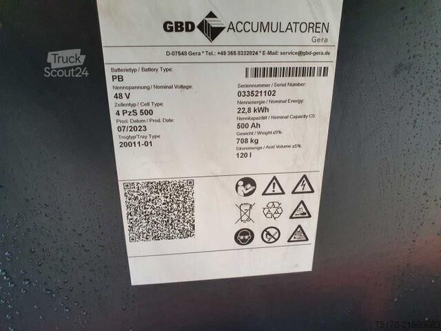 Gabelstapler Toyota 8FBET15 / Batterie  HH: 4.3m! / 2.849h