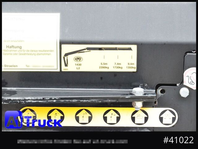 Żuraw samochodowy MAN TGS 18.420LL, HMF 1430 Funk 19 tkm !!! neuwertig