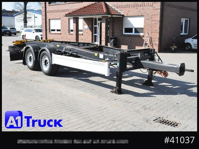 Odvalovací přívěs HUEFFERMANN HTSA 18.77, Tandem, Schlitten, oben gekuppelt,