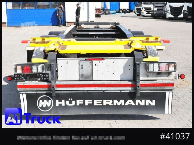 Odvalovací přívěs HUEFFERMANN HTSA 18.77, Tandem, Schlitten, oben gekuppelt,