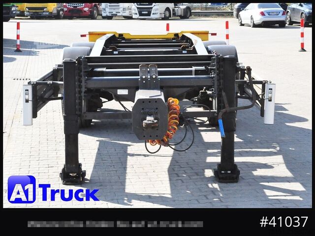 Odvalovací přívěs HUEFFERMANN HTSA 18.77, Tandem, Schlitten, oben gekuppelt,