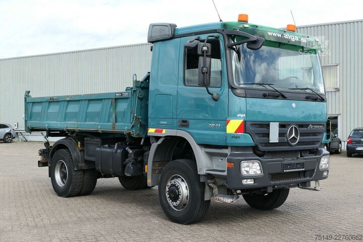 Ανατρεπόμενο φορτηγό MERCEDES-BENZ 1841 AK 4x4, Meiller, Allrad, Klima, AHK, Hydr.,
