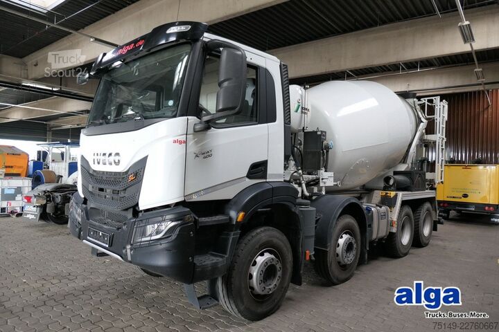 Φορτηγό αναμικτήρας σκυροδέματος IVECO AD360XBZ 8x4, X-Way, Stetter 9m³, Klima,Retarder