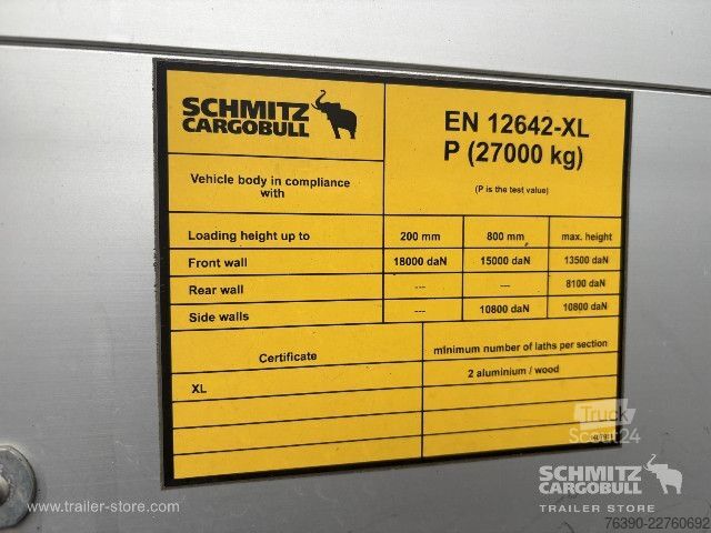 Open oplegger met zeil Schmitz Cargobull Semitrailer Curtainsider Standard