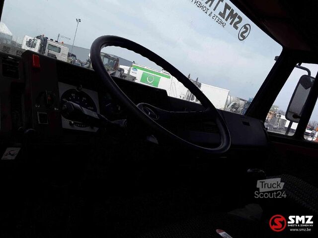 Tipper with crane Mercedes Ecoliner 814 benne grue