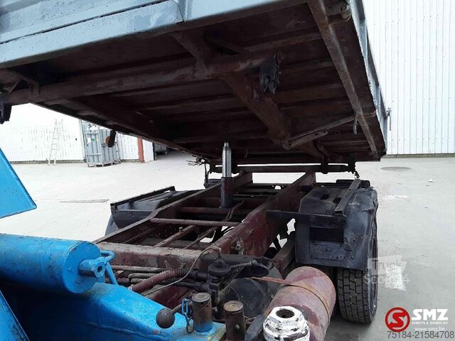 Tipper with crane Mercedes Ecoliner 814 benne grue