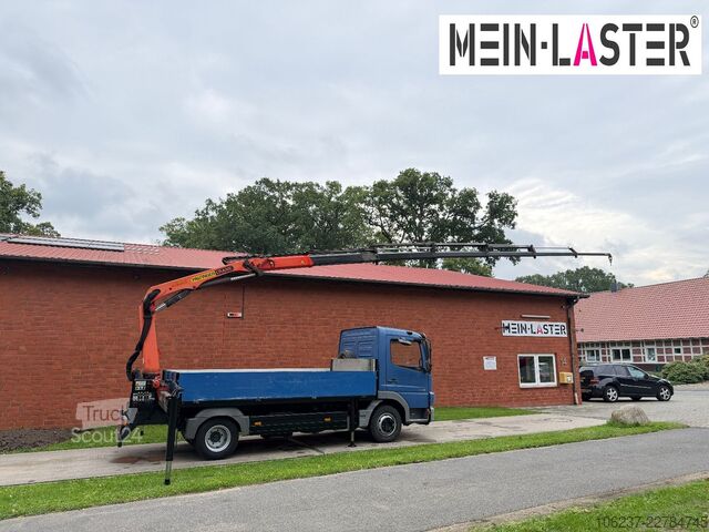 Sunkvežimis su kranu ir furgonu MERCEDES-BENZ 918  Atego  PK 8501 D  19m Funk 138.400km AHK