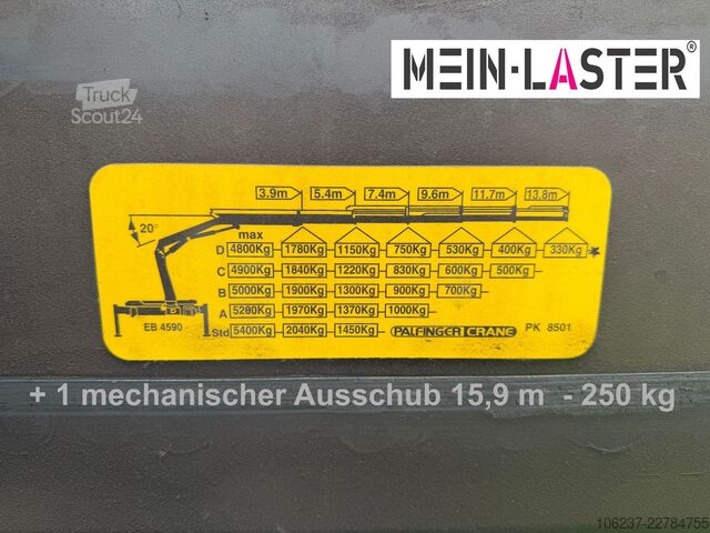 Pritschenwagen MERCEDES-BENZ 918  Atego  PK 8501 D  19m Funk 138.400km AHK