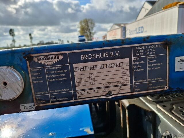 Transporte de contentores BROSHUIS 3UCC 39 EU