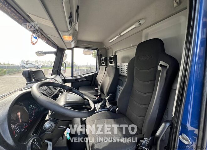 Truck with box body and tail lift Iveco Eurocargo 120e22