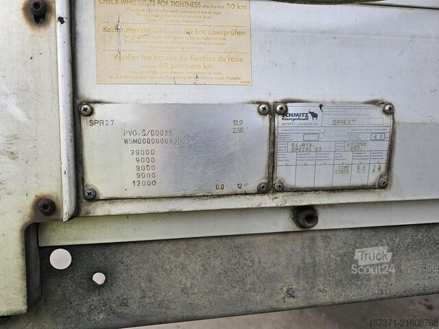 2005 SCHMITZ SPR27/2000 | GALVANISED  CHASSIS | SAF DISC. SCHMITZ SPR27/2000 | GALVANISED  CHASSIS | SAF DISC.