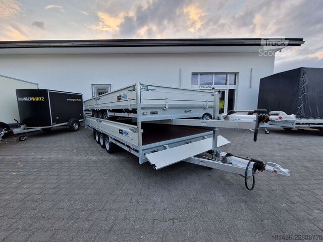 Platforma atvērta HULCO Medax 502x223x30cm 3500kg Tridem lagernd