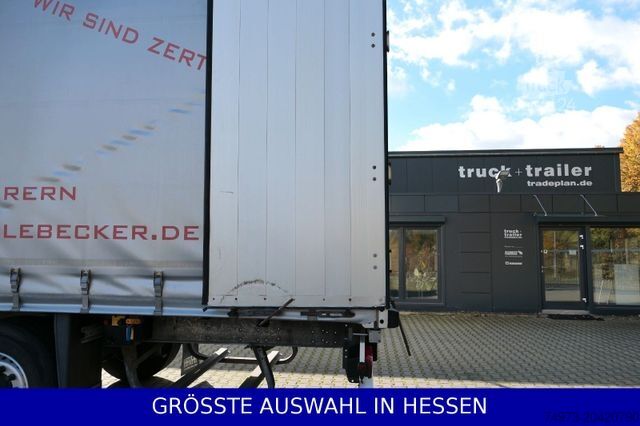 Open oplegger met zeil SCHMITZ CARGOBULL Rahmen verzinkt Zertifikat Code XL + Getränke