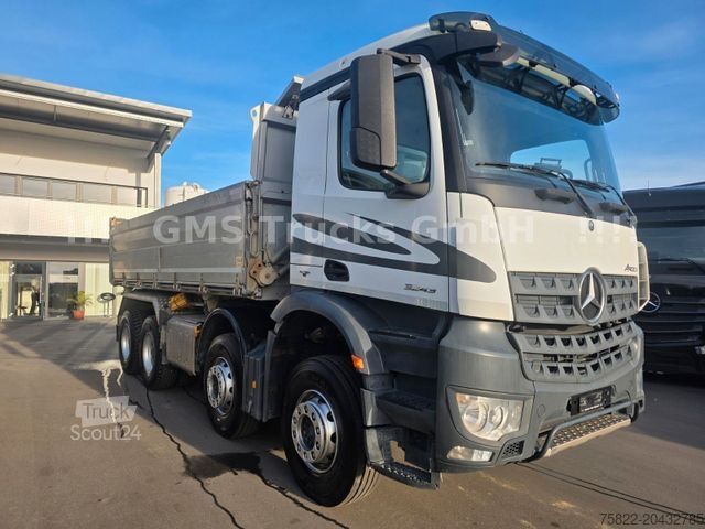 Camion-benne tricar MERCEDES-BENZ Arocs 3243 / 8X4 / Ret / Meiller Bordmatik