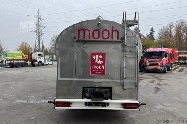 Βυτιοφόρο φορτηγό MAN TGS 26.440 6x2 Isoliert Milchtank 3 Kammern