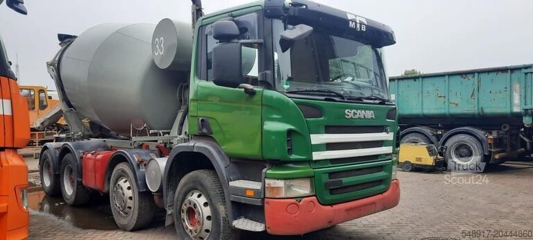 Betonkeverő Scania P340PS 4-Achser 8x4 Betonmischer Euro:4