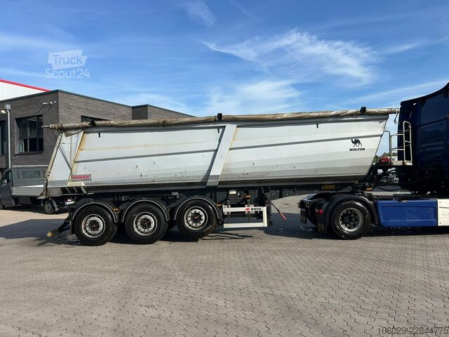 Полуремарке самосвал WIELTON NW-3 Strong Master Stahl Kippmulde 32m³ HARDOX