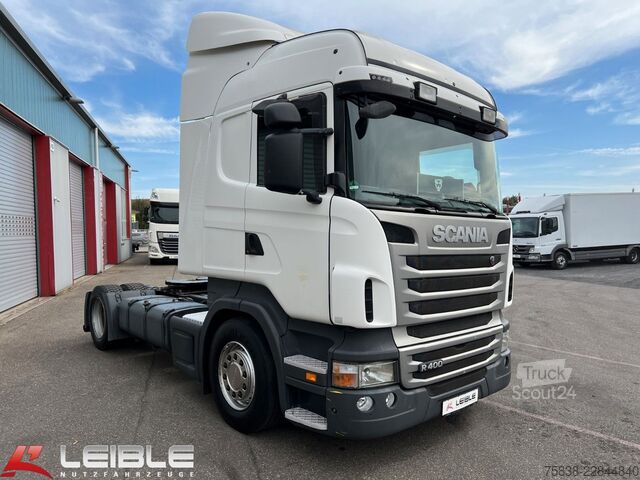Cap tractor voluminos SCANIA R 400 LA4x2MEB*Retarder*80%Reifen*Standklima*