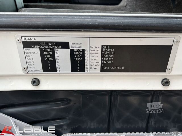 Cap tractor voluminos SCANIA R 400 LA4x2MEB*Retarder*80%Reifen*Standklima*