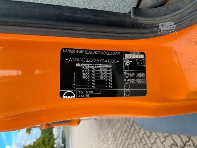  MAN TGL 8.180 Doka/ Meiller/ AC/ AHK/ 6 Sitze/ NL 2t