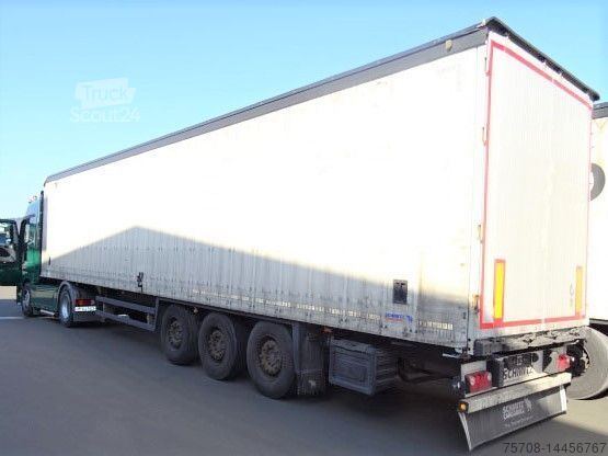 Open oplegger met zeil SCHMITZ CARGOBULL Speed Curtain*Liftachse*Zert.*verzinkt*Scheibe