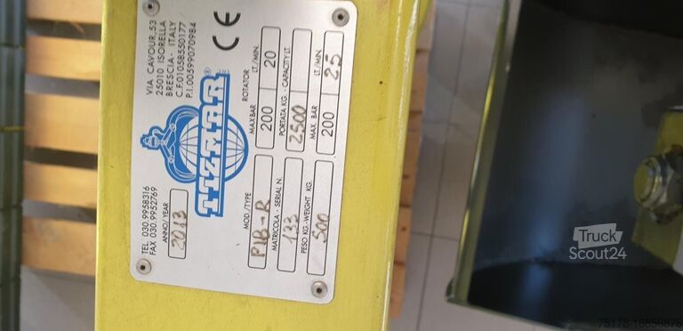 Gripper TIZMAR PIBR - HYDR. GRIJPER 2500 KG
