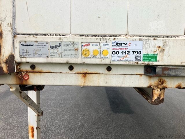 Remorque porte-caisson KRONE Wechselbrücke Pritsche