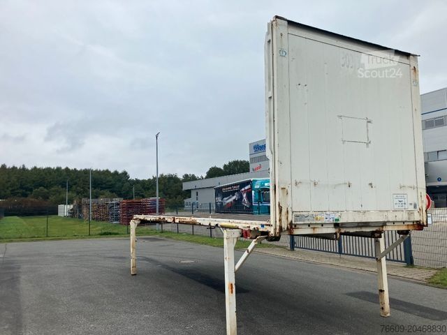 Remorque porte-caisson KRONE Wechselbrücke Pritsche