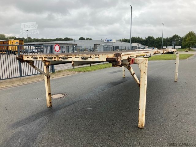 Remorque porte-caisson KRONE Wechselbrücke Pritsche