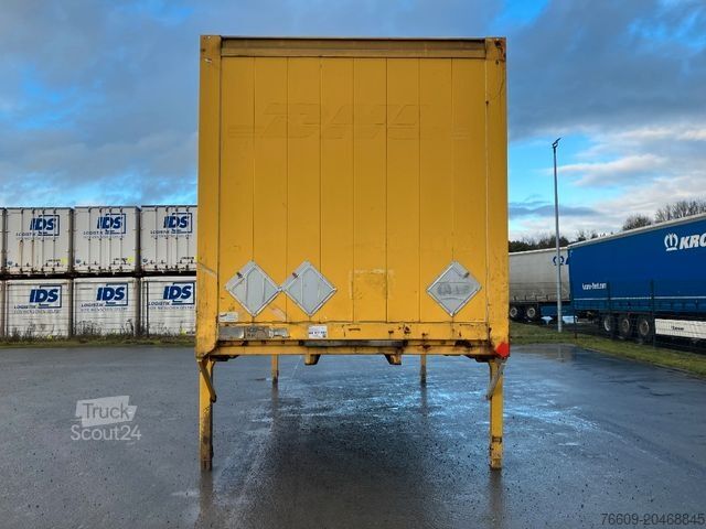 Remorque porte-caisson KRONE Wechselbrücke Pritsche