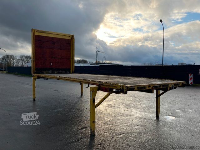 Remorque porte-caisson KRONE Wechselbrücke Pritsche