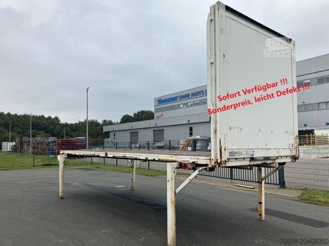 Remorque porte-caisson KRONE Wechselbrücke Pritsche