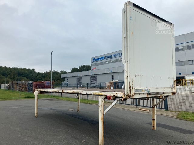 Remorque porte-caisson KRONE Wechselbrücke Pritsche