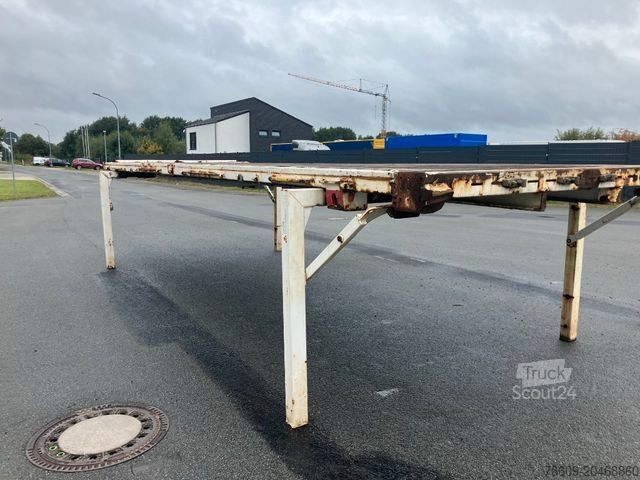 Remorque porte-caisson KRONE Wechselbrücke Pritsche