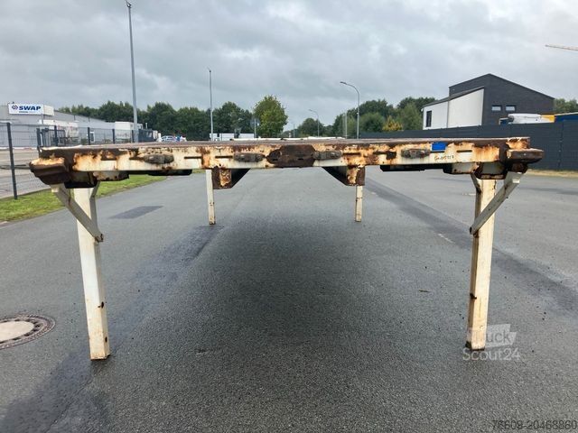 Remorque porte-caisson KRONE Wechselbrücke Pritsche