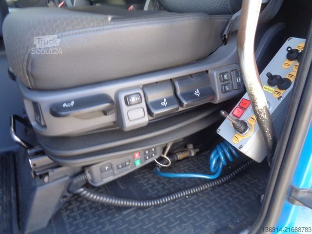 Camión portacontenedores de gancho SCANIA G490 Hyvalift Lenkachse Automatik