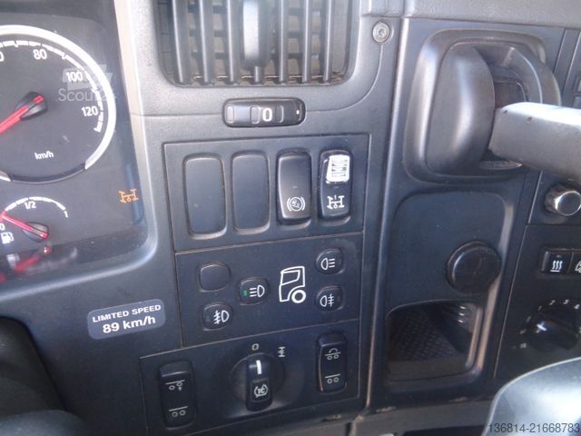 Camión portacontenedores de gancho SCANIA G490 Hyvalift Lenkachse Automatik