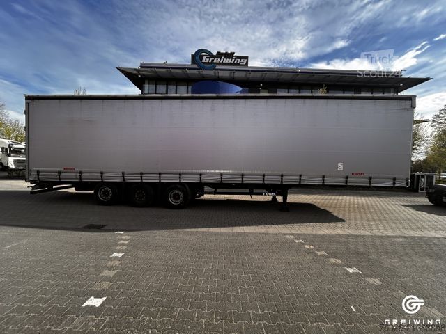 Atvērta puspiekabe ar tentu KÖGEL Curtainsider Mega Lift, XL, SAF