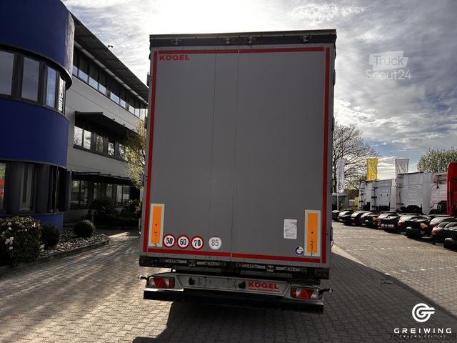 Atvērta puspiekabe ar tentu KÖGEL Curtainsider Mega Lift, XL, SAF