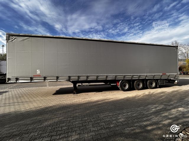 Atvērta puspiekabe ar tentu KÖGEL Curtainsider Mega Lift, XL, SAF