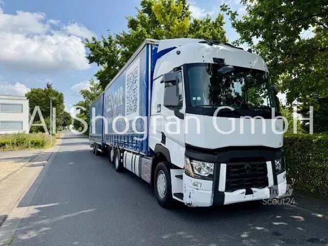 Bâche Renault T480 6x2/Standklima/Eu6/Komplettzug
