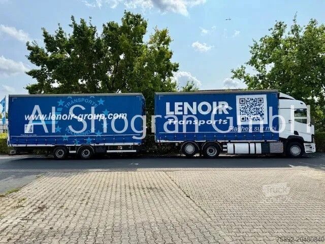 Bâche Renault T480 6x2/Standklima/Eu6/Komplettzug