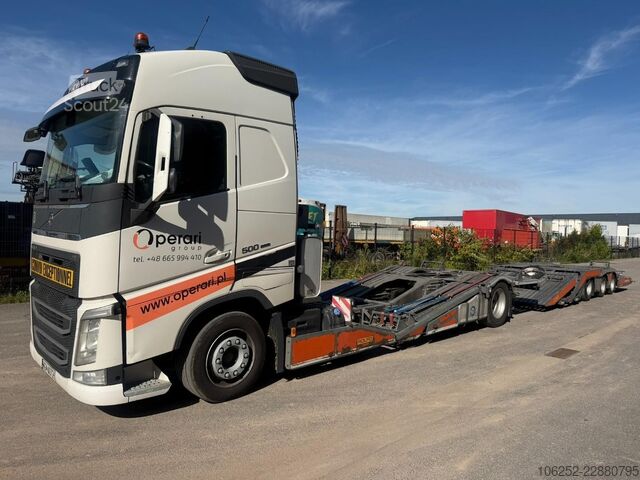 βαν μεταφοράς αυτοκινήτων Volvo FH 500 4x2 + ROLFO TRUCK-TRANSPORTER (3 UNITS) ...