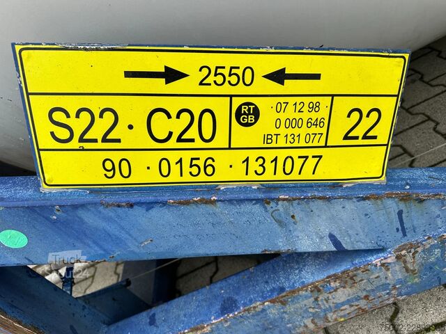 Contenedor cisterna MTK Containers 20FT SWAP BODY / 30.970L / T7 / AMKD / ADR+ CSC...