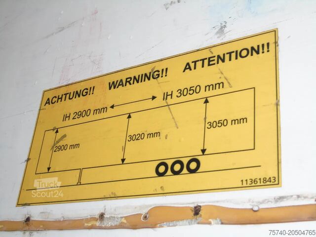 Kovček Van Hool 2 instock + rollers + hydra + 3.04 height